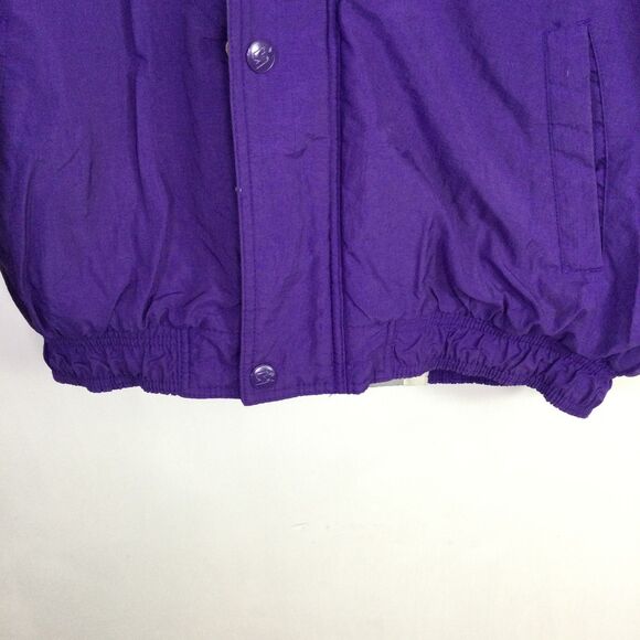 Starter Mens Kansas State Wildcats KSU Coat 90's Full Zip Vintage Purple Size M - Picture 3 of 16